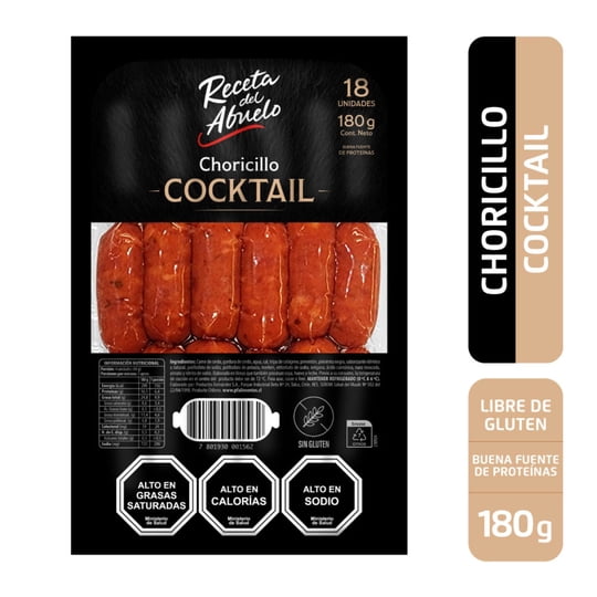Choricillo Cocktail 18 Un 180 g Receta del Abuelo