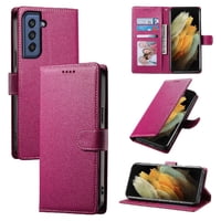 Funda Para Foxdock Samsung Galaxy S21 Fe– Cuero Premium, 3 Ranuras Para Tarjetas, Protección Contra Impactos