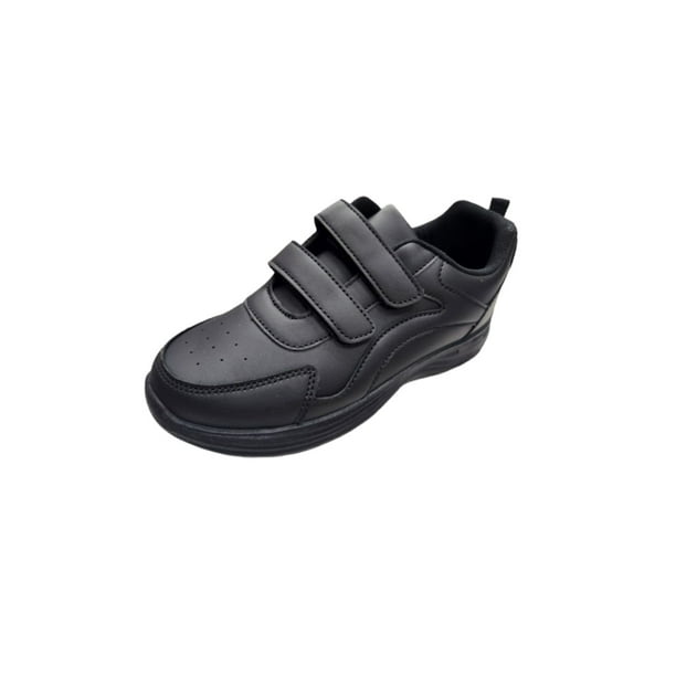 Zapatilla Escolar Negro Velcro