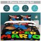 thumbnail image 5 of Super Mario Bed Duvet Cover Microfiber Bedding Sets 3D Printed Lightweight 3 Piece Comforter Sets for Kids Boys Girls, 5 of 5