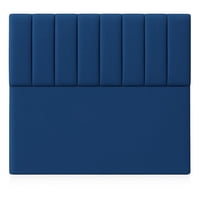 Ethan Desing - Respaldo De Cama 1 Plazas Azul Turin