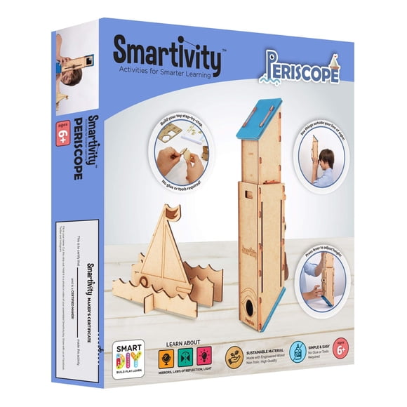 Set de construcción Smartivity Periscope 3D, modelo de madera para niños mayores de 6 años