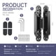 thumbnail image 2 of Bisagras ocultas zeyuansen de 180 grados, ajuste en 3 direcciones, 2 of 6