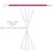 thumbnail image 2 of Juego de cepillos ProTool 16998, pajitas de nailon, 30 cm x 1 cm, 4 unidades, 2 of 2