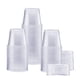 thumbnail image 1 of Vasos desechables de plástico para porciones, paquete cómodo, 160 ml, 100 unidades, 1 of 7