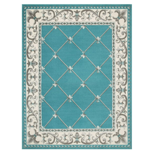 Alfombra Kashan King Azul 153 x 213 cm