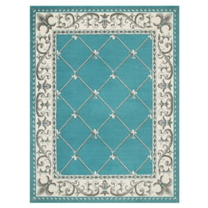 Modalfo - Alfombra Kashan King Azul 153 X 213 Cm