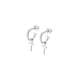 thumbnail image 1 of Aros LP1223-4/5 Lotus Silver Mujer Trendy, 1 of 2