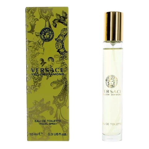 Perfume Versace Yellow Diamond Eau De Toilette En Aerosol Para Viajes, 10 Ml