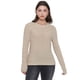 thumbnail image 1 of Sweater Mujer Cinta Color Arena Corona, 1 of 5