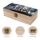 thumbnail image 3 of Caja Organizadora de Madera Rústica Power Rangers Desmarcar, 3 of 6