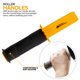 thumbnail image 4 of Rollo de película stretch negro de 38 cm con mango Modern Innovations, 4 of 7