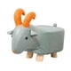 thumbnail image 4 of Reposapiés Otomano Reposapiés De Animales De Madera Para Habitación De Invitados, Entrada, Porche Oveja Azul, 4 of 6