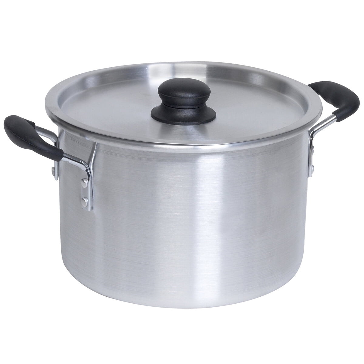 Olla De Aluminio Imusa 8qt Con Tapa Y Manillas Fraas