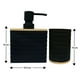 thumbnail image 2 of Set De Baño 2 Piezas Jabon Porta Cepillo Lineas Base Bambu, 2 of 2