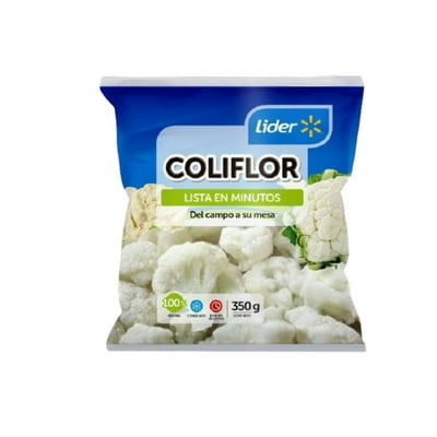 Coliflor Bolsa 350 G Lider