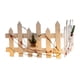 thumbnail image 3 of Valla De Madera Navide?a Para árbol De Navidad, Valla Para Jardín, Interior Y Exterior, Color Blanco, 3 of 5
