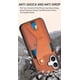 thumbnail image 2 of Funda Resistente para iPhone 16 Plus con Tarjetero y Soporte, Diseño Magnético Marrón, 2 of 5