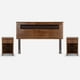 thumbnail image 5 of Cama Europea Ergo T 2 Plazas + Respaldo + 2 Veladores Rosen marron 2 plazas, 5 of 9