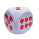 thumbnail image 2 of Dados De Espuma, Cubos De Dados Grandes De 5,9 Pulgadas Para Niños Y Niñas, Regalos Y Suministros Para Fiestas, Color Blanco, 2 of 5