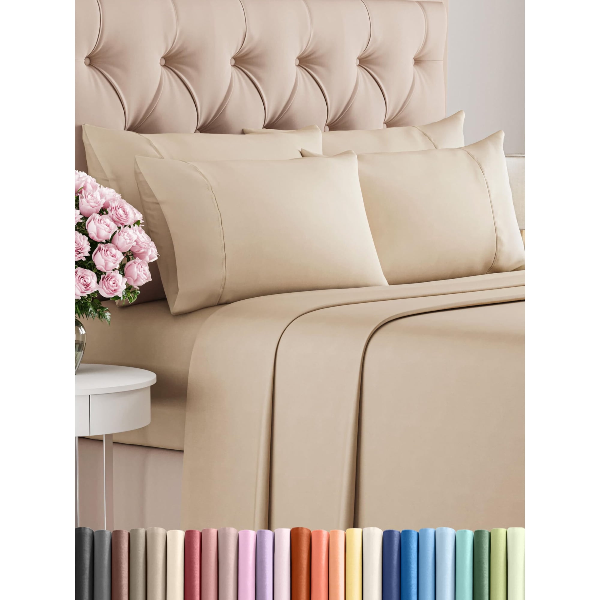 Set De Sábanas Cgk Unlimited King Size Cooling Cream