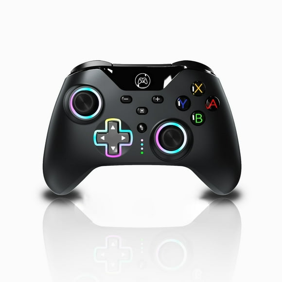 AARONMEI Gamepad Inalámbrico para Switch OLED Lite PC Negro