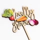thumbnail image 4 of Cake Topper Upfirst, tema de mercado rústico de agricultores cultivados localmente, 4 of 7