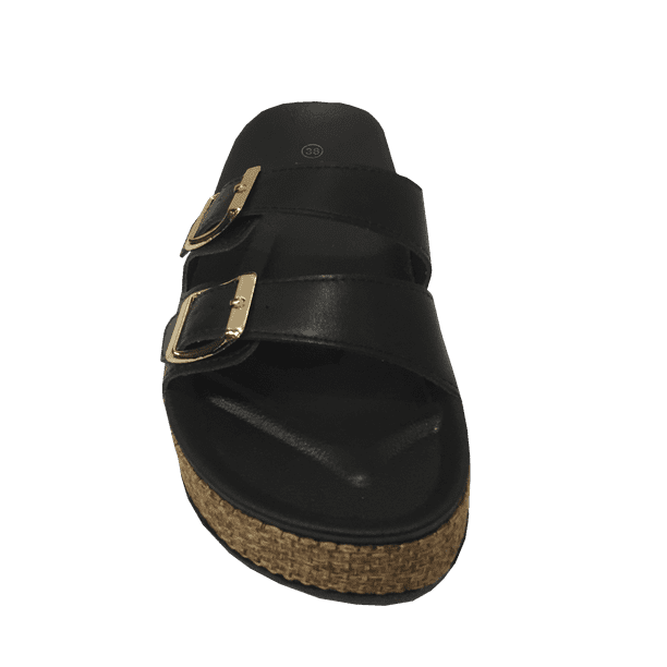 Sandalia Ecocuero ZAU77 Negro