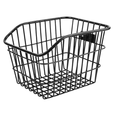 Ioensy - Cesta De Almacenamiento Trasera De Alambre Metálico Para Bicicleta, Contenedor De Carga Para Bicicleta Plegable