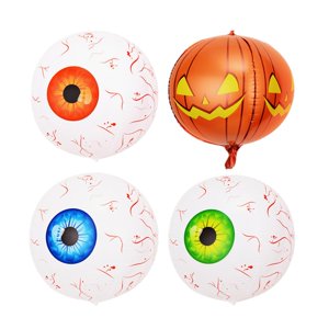 Bothyi - Globo Ocular Inflable De Halloween Decoraciones Horror 55 Cm Para Jardín Patio Al Aire Libre 4 Piezas