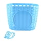 thumbnail image 2 of Cesta portátil para bicicleta para niños, contenedor para artículos diversos, fácil de instalar, con correas, para montar en bicicleta al aire libre , Azul, 2 of 5