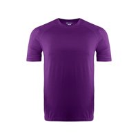 Snix - Polera Deportiva Elasticada Manga Corta Morada Talla S