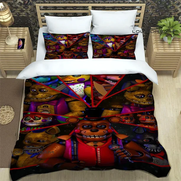 F-Five N-Nights at F-Freddy's Bedding Sets exquisite bed supplies set duvet cover comforter set bedding set luxury birthday gift