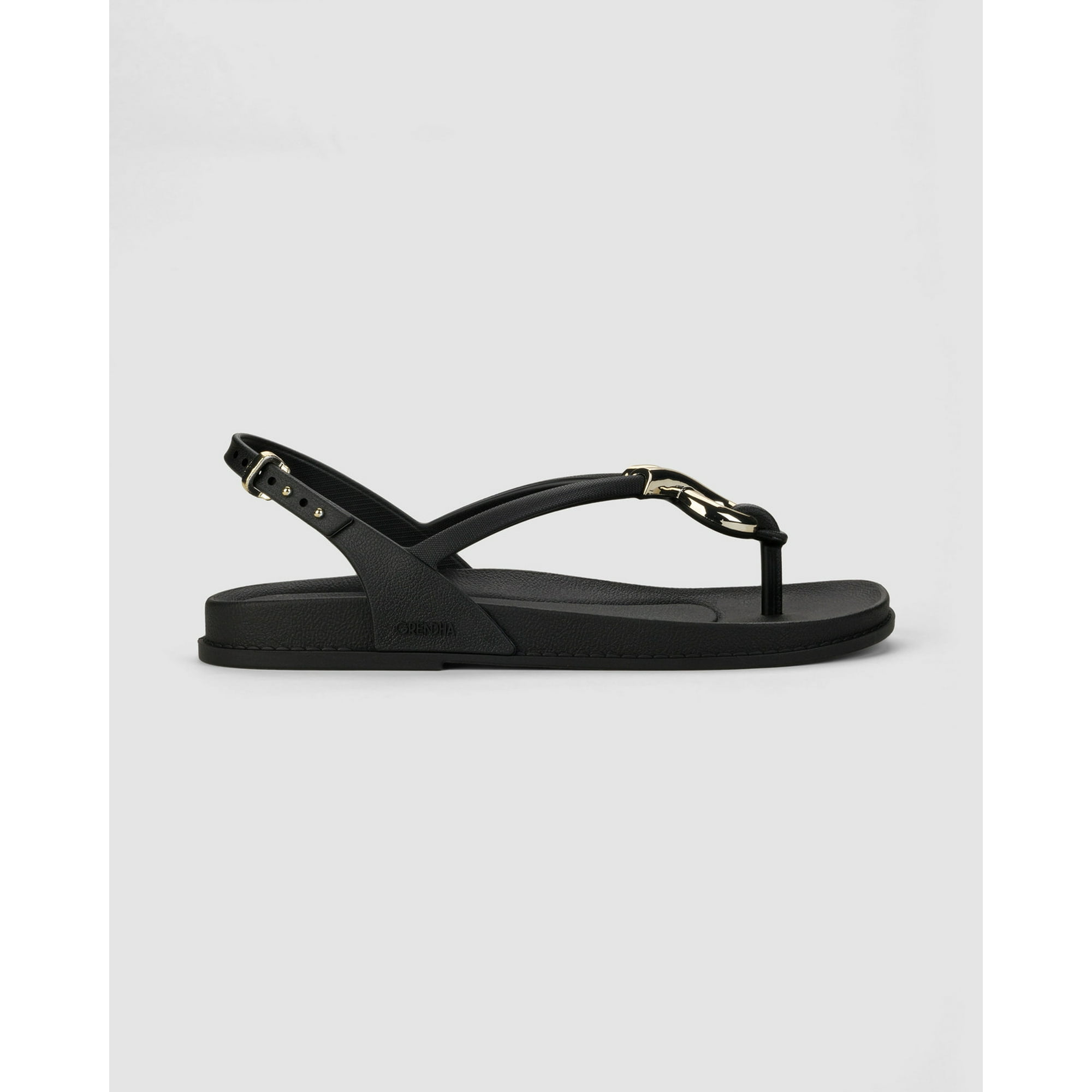 Sandalia Mujer Negro Muse Grendha