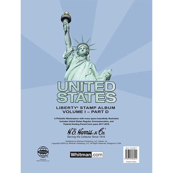 Álbum de estampillas H.E. Harris & Co Liberty Parte D 2017‑2022