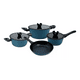 thumbnail image 1 of Batería de cocina Keep, ollas antiadherentes, 7 piezas, color azul, 1 of 3