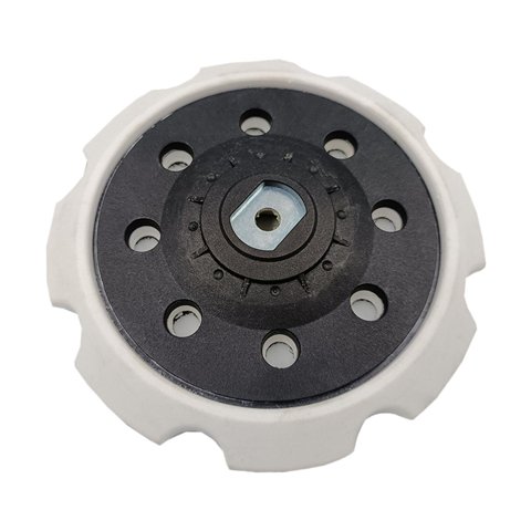 Ioensy - Almohadilla De Respaldo Para Lijadora Con 8 Orificios De Repuesto Para Pulir Madera, Metal Y Muebles De 6 Pulgadas