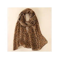 Mercado Cbf - Pañuelo Femenino Elegante Y Bufanda Fresca Diseñó Leopardo Leopardo Talla Estándar