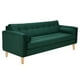 thumbnail image 2 of Sofa Retro 3cg Felpa 05 Verde Botella, 2 of 6