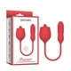 thumbnail image 2 of Vibrador Rosa de Doble Extremo – Lamedor y Penetrador, 2 of 3
