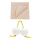 thumbnail image 3 of Bola De La Yema Del Dedo Bola De Tambor Instrumento Kashaka Sonajero Blanco Tela Beige, 3 of 5