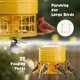 thumbnail image 5 of Comedero para aves KOL, capacidad 4,5 kg, a prueba de ardillas, color amarillo, 5 of 9