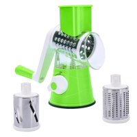 Bothyi - Rebanador De Mandolina Para Rallador De Queso Rotatorio Manual Para Verduras De Chocolate Nueces Verde