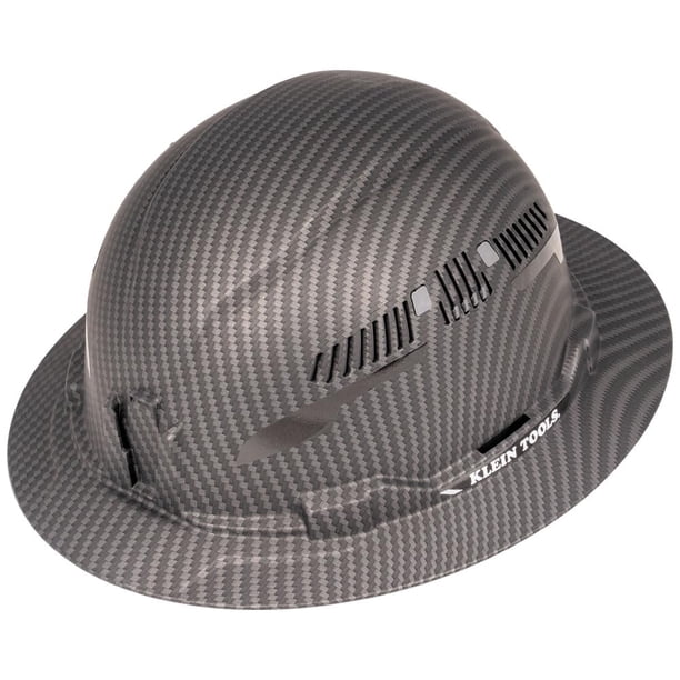 Gorro duro Klein Tools 60626, ventilado, ala completa, diseño KARBN de primera calidad