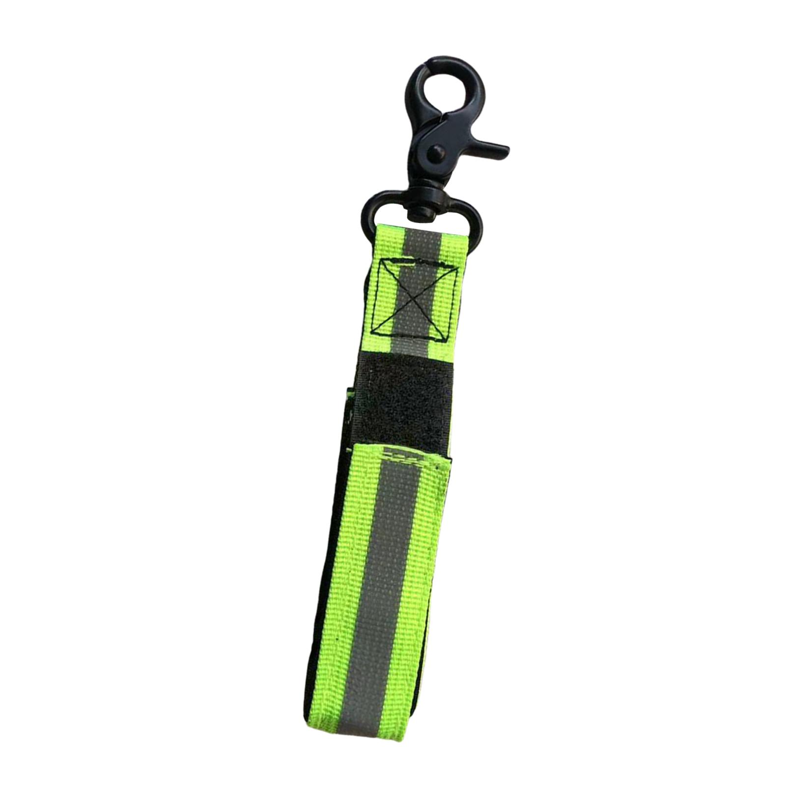 Ioensy - Correa De Guante De Bombero Herramienta De Engranaje De Participación Correa De Guante De Trabajo De Nylon Reflectante Verde