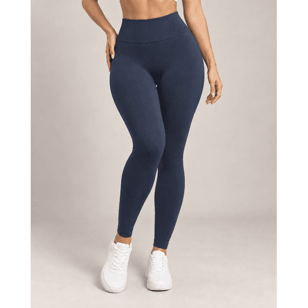 Calza Larga Deportiva Mujer Faja Alta Tiro Alto Sin Push Up Gym