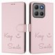 thumbnail image 2 of Funda Cartera para Motorola Moto G15 Power con Bloqueo RFID, Cierre Magnético y Ranuras Tarjetas Rosa, 2 of 6