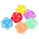 thumbnail image 2 of 6 Uds Dados De 20 Lados D20 Dados Poliédricos Transparentes Para Juegos De Mazmorras Y Dragones, 2 of 3