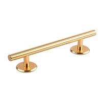 Bothyi - Monopatín De Dedos Redondo Con Riel, Juego Novedoso De Metal, Mini Monopatín De Dedos, Riel Dorado De 20 Cm