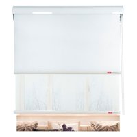 Cortina Roller Blackout Doble Visillo Cenefa Beiti 120X200